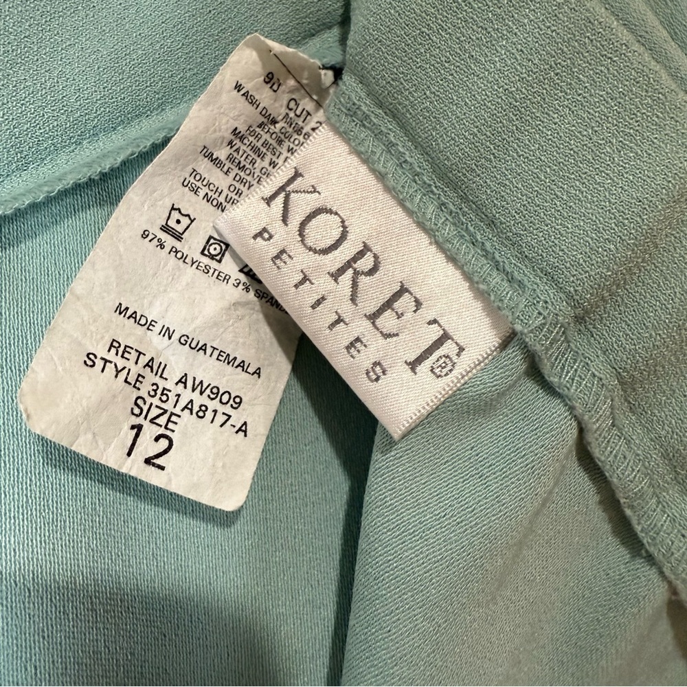 Koret Light Green A-Line Skirt - Picture 5 of 5